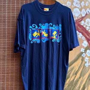Vintage 1996 The Simpsons Bart T-shirt Size L Cartoon TV Series