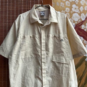 Vintage Nike ACG Nylon Short Sleeve Woven Shirt Size Large