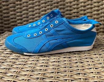 Onitsuka Tiger Mexico 66 Slip-On Trainers Canvas Blue US 7