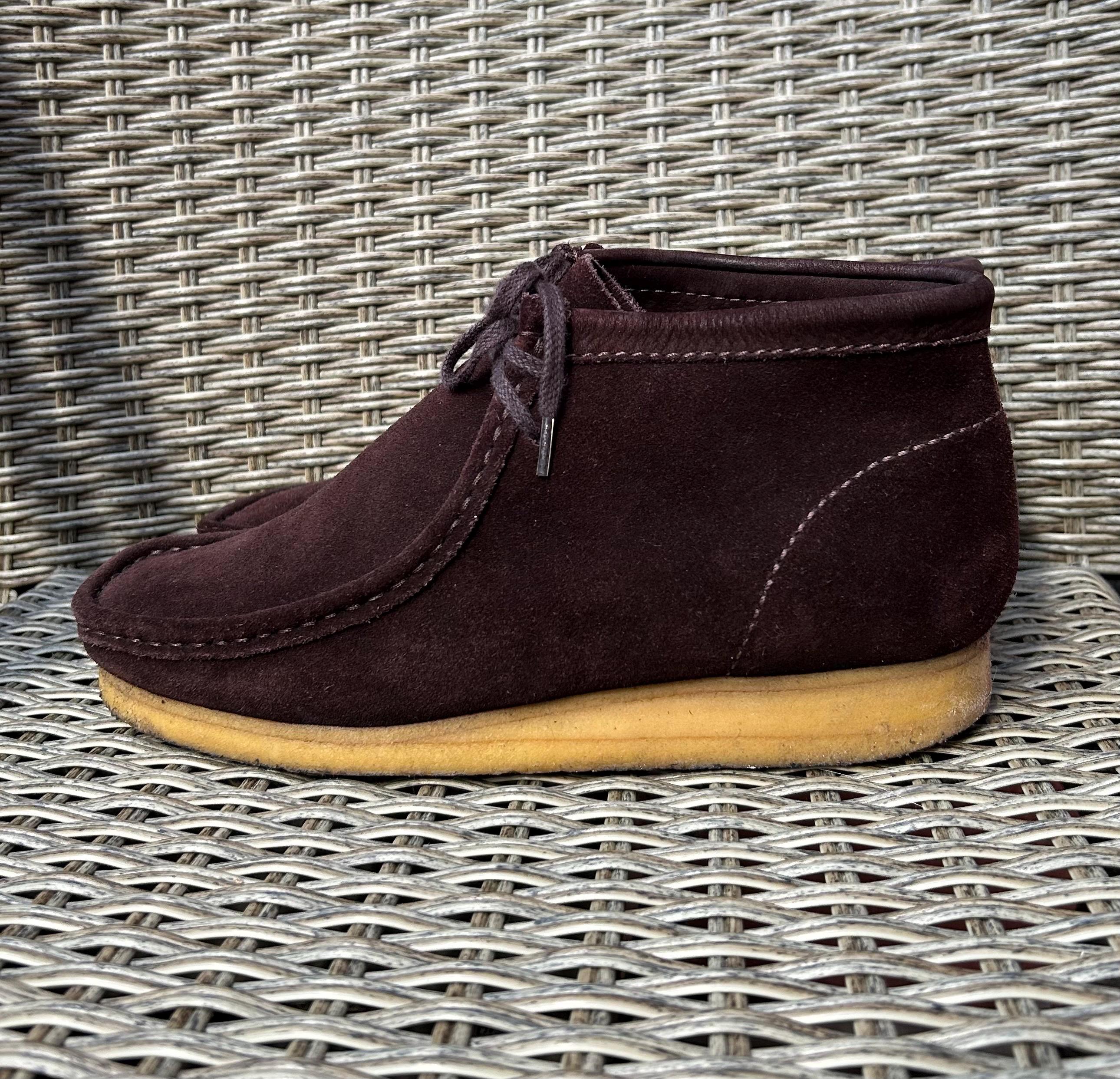 超希少 90s Clarks wallabees 8M ローカット　ブラウン Vintage clark wallabees - Gem