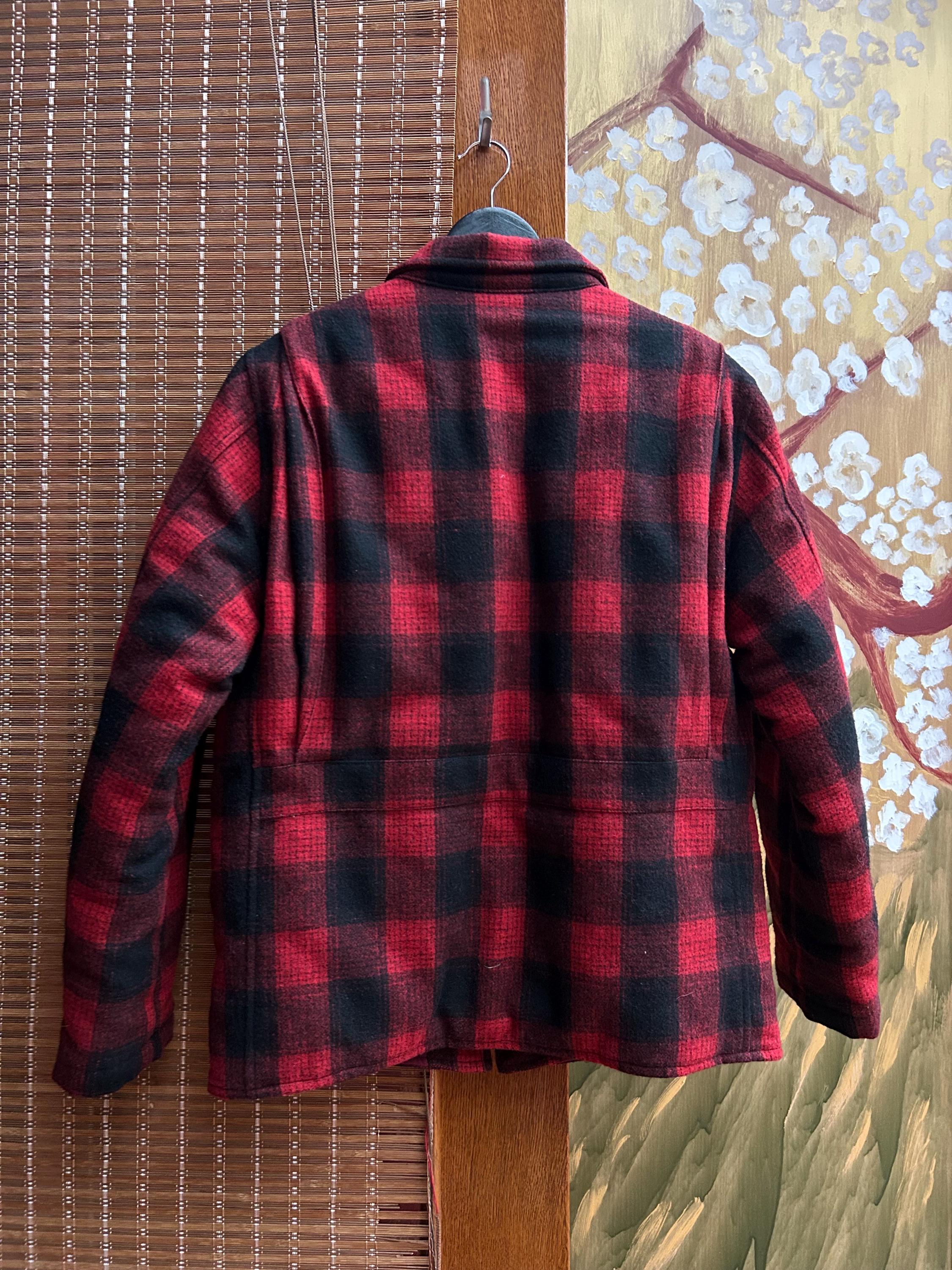FUCT SSDD Red Buffalo Plaid Work Sports Jacket Size M Talon Zip - Etsy