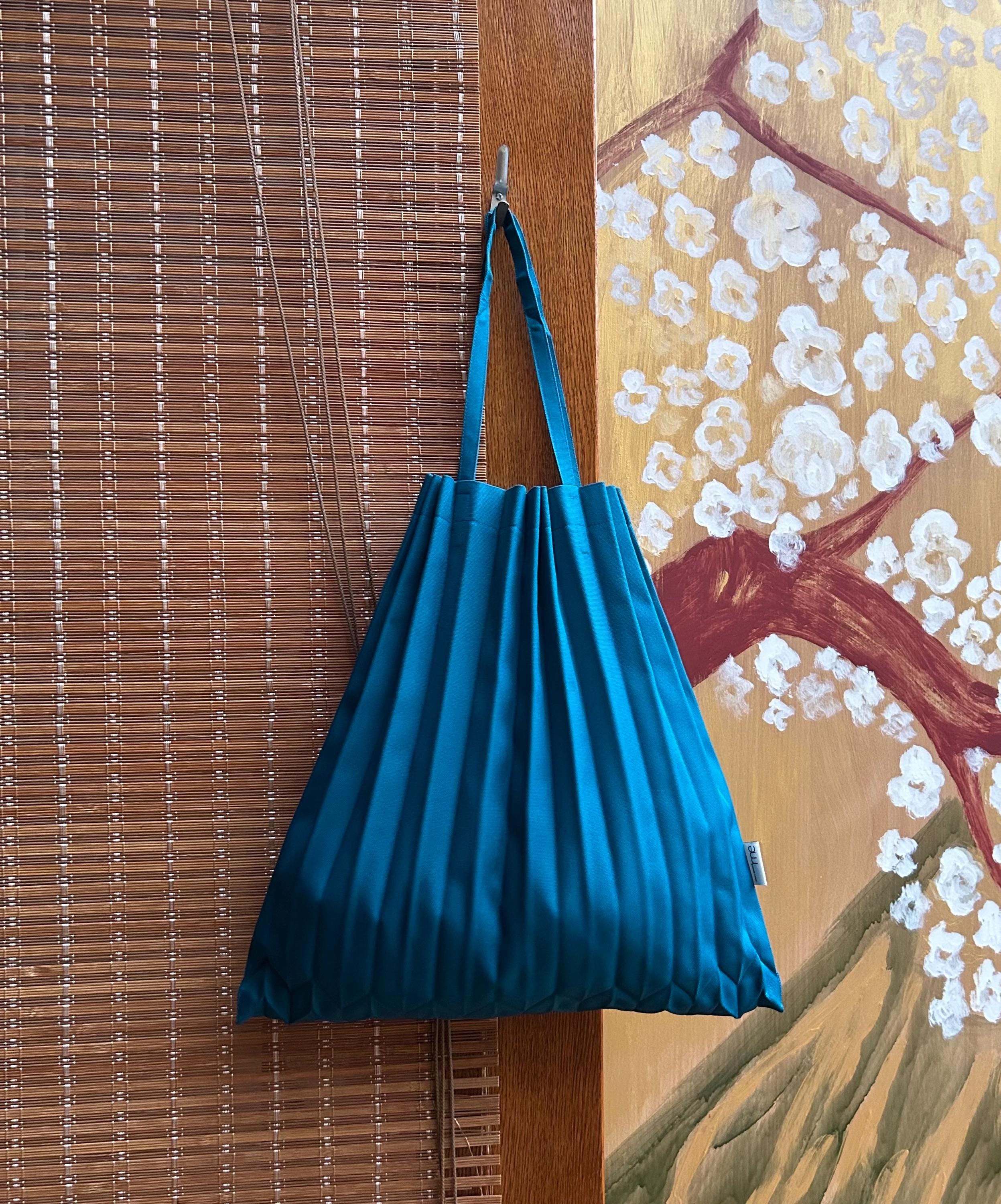Me Issey Miyake Blue Trunk Pleats Bag OS - Etsy