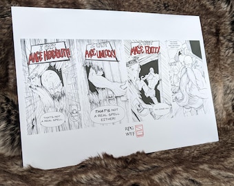 THAT'S not a REAL SPELL! A4 print