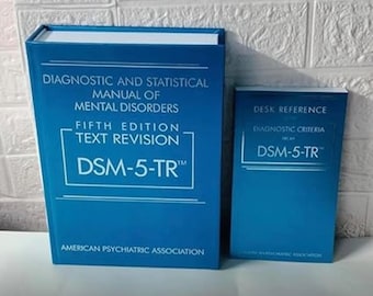DSM-5-TR 5.ª edición: Manual diagnóstico y estadístico (conjunto combinado) de escritorio y espiral