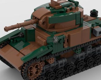 LEGO US Army Tank Camouflage Instructions Only PDF