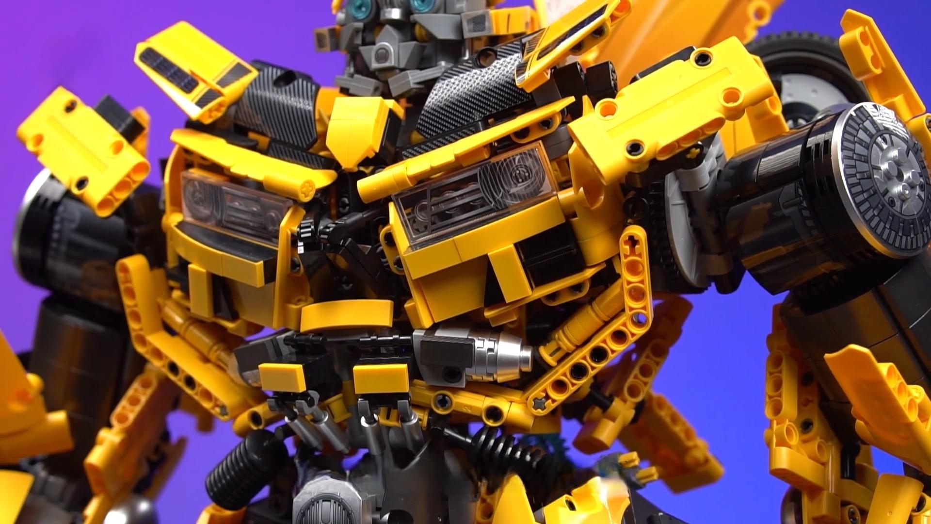 Transformers Bumblebee Building Blocks Model - Etsy