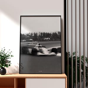 Senna Movie Poster, Senna photo print, Senna Wall Art, senna sticker, Senna Formula One Inspired Racing Poster, Senna Tribute Print