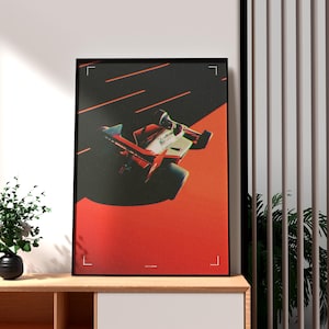 Senna photo print, senna sticker, Senna Movie Poster, Senna Wall Art, Senna Formula One Inspired Racing Poster, Senna Tribute Print