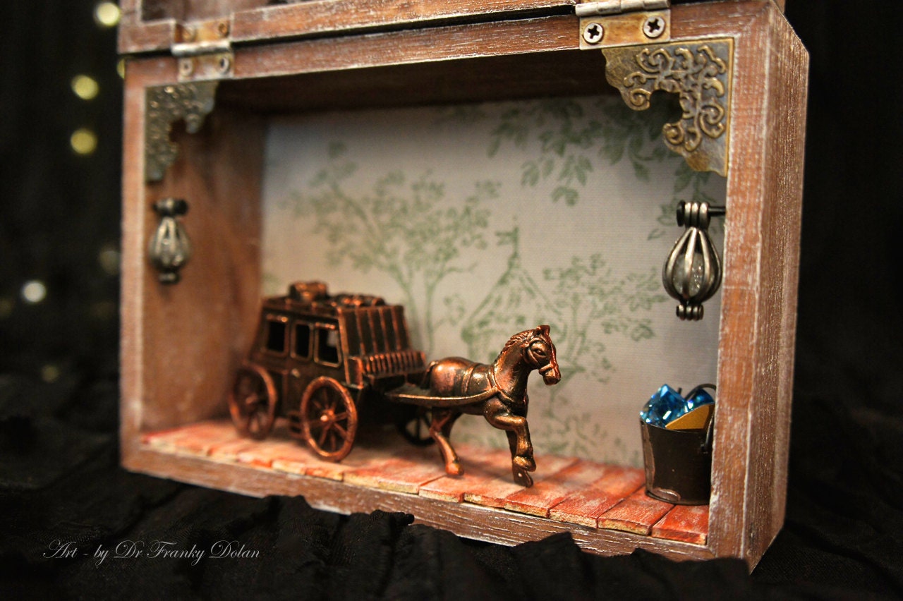 Music Box HORSE & CARRIAGE Musical Installation By Fae Etsy