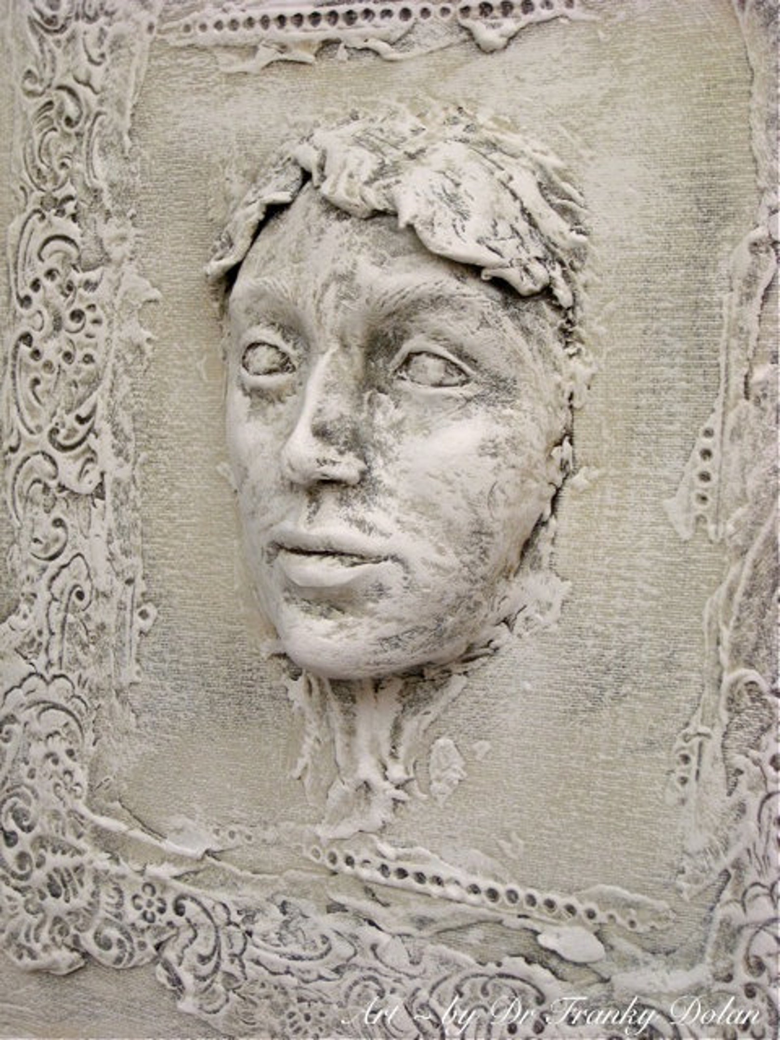 Reflection. Wall Sculpture Fine Art by Fae Factory Artist Dr Franky