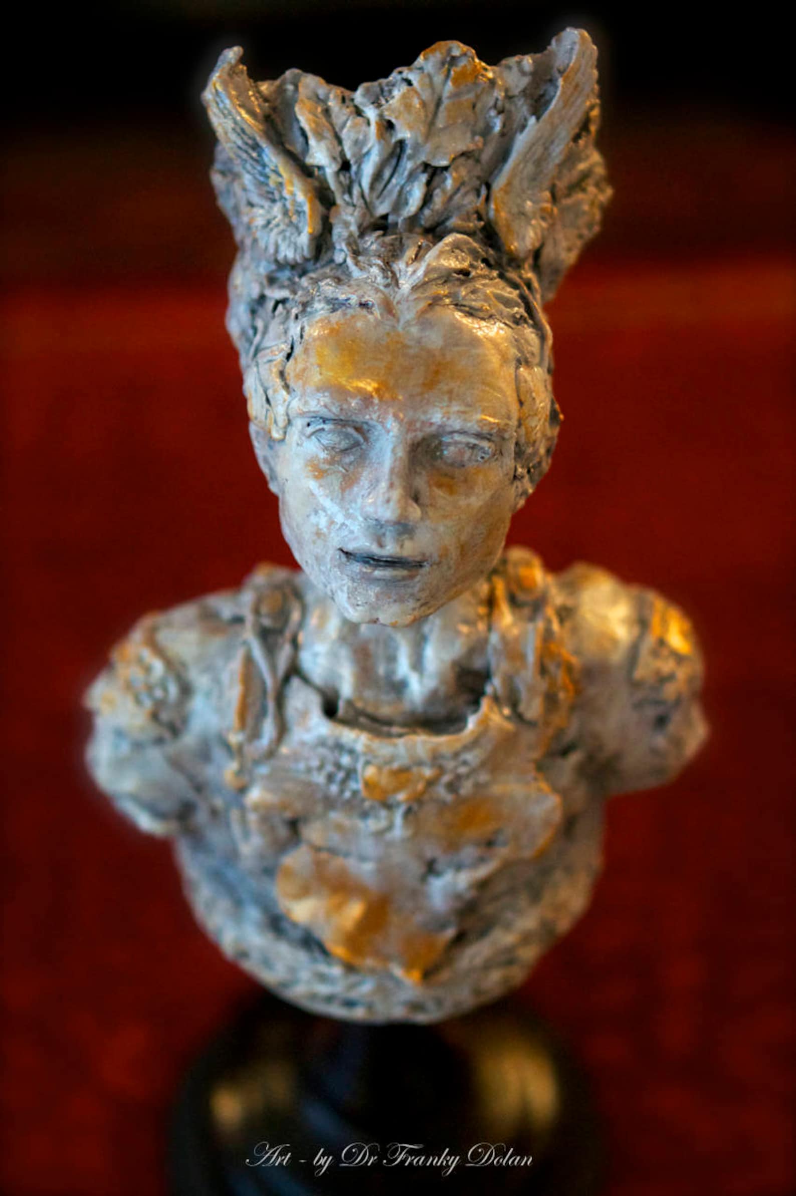 Deity of Love Sculpture by Fae Factory Artist Dr Franky Dolan fantasy