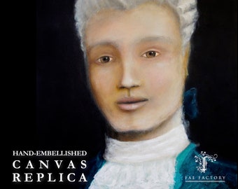 Bello, Bello. Museum-Wrapped Hand-Embellished Replica on Stretched Canvas from Original Painting by Fae Factory Artist Dr Franky Dolan! Art