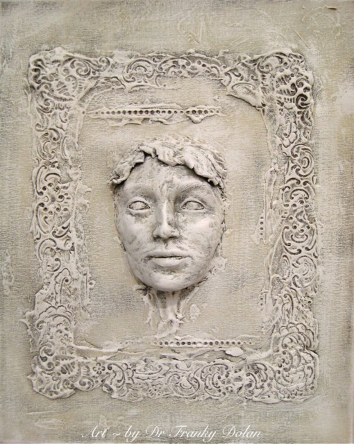 Reflection. Wall Sculpture Fine Art by Fae Factory Artist Dr Franky