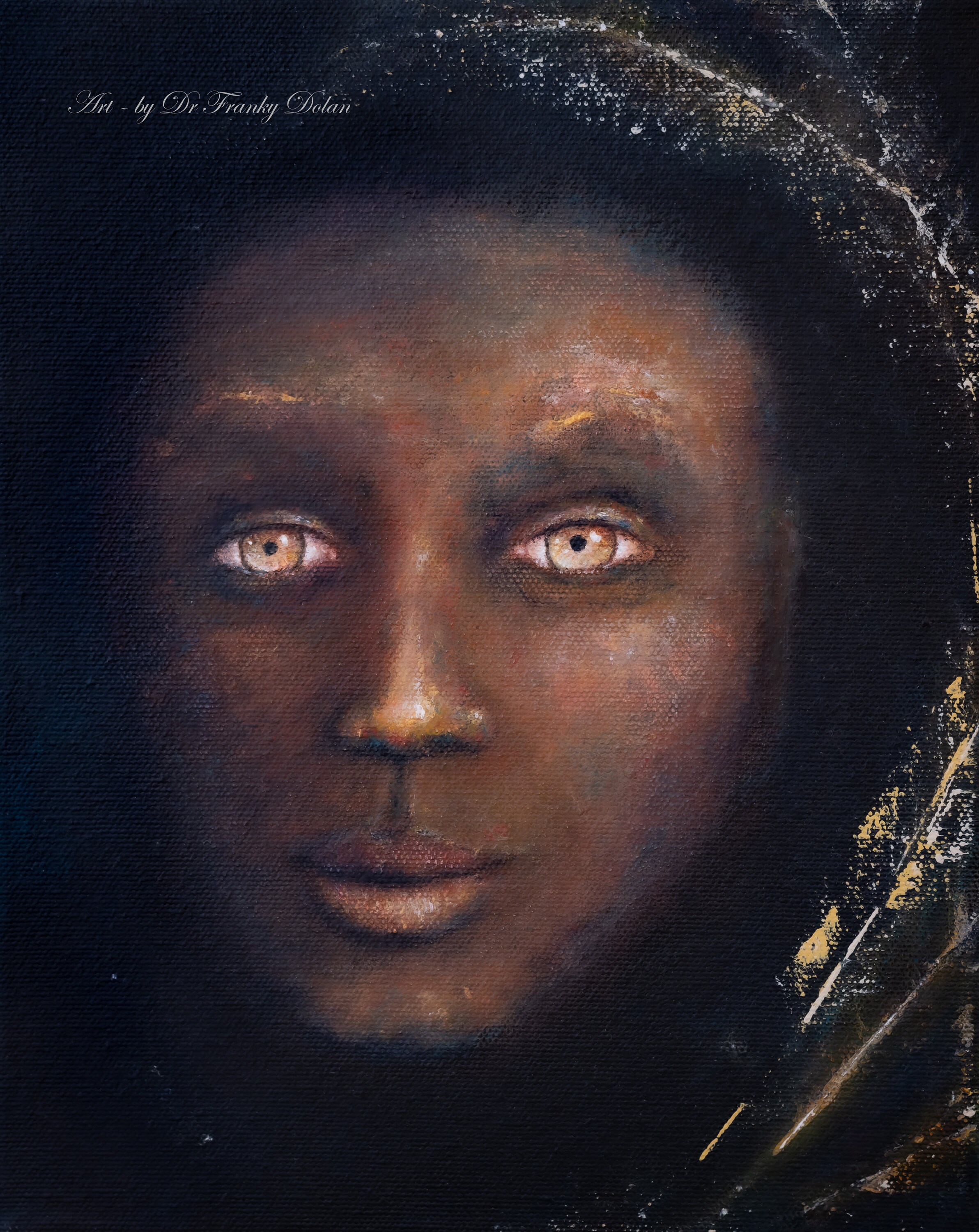 Like A Raven. Museumwrapped Handembellished Replica on Etsy