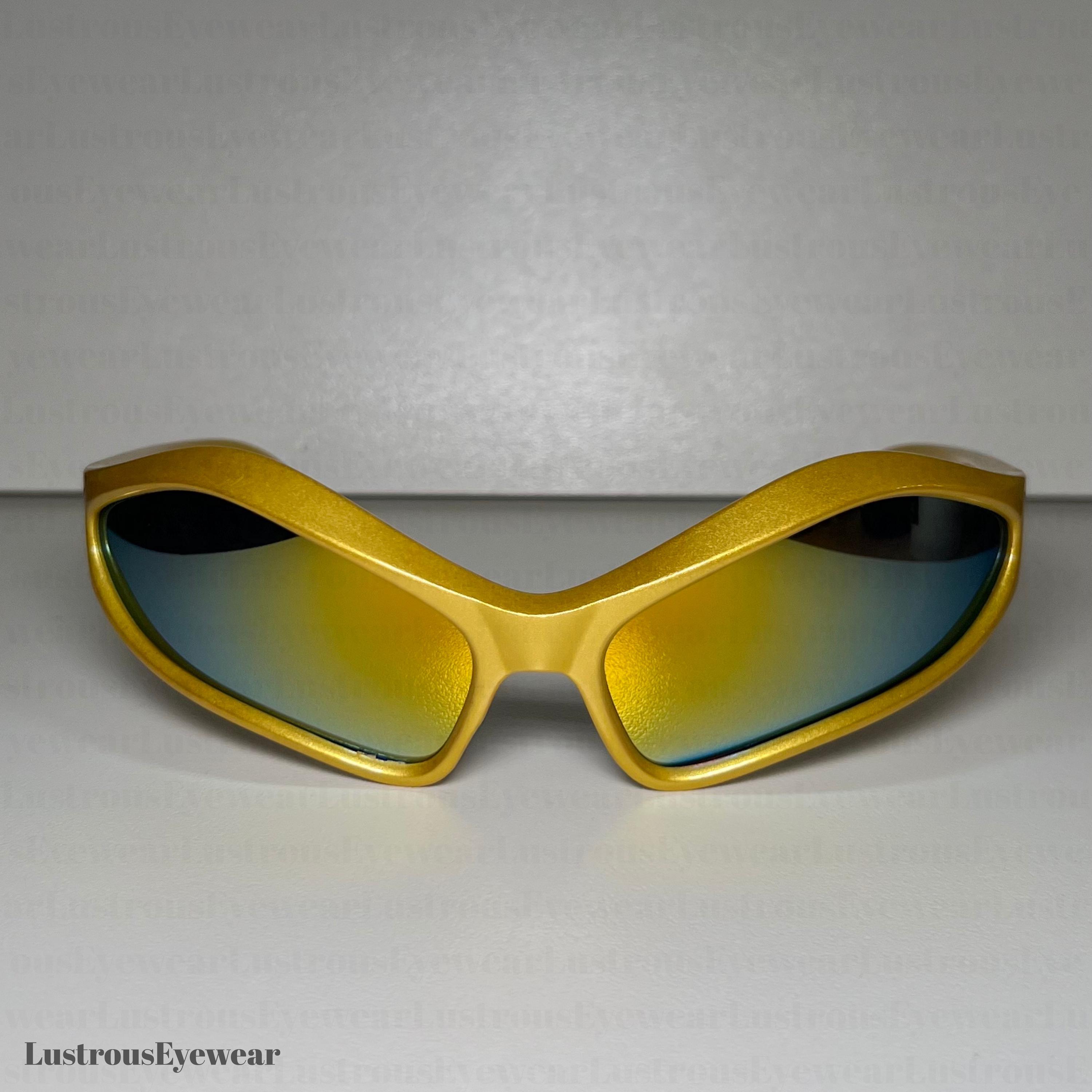 y2k sunglass 00s 黄色レンズ greeny y2k sunglass 00s 黄色レンズ greeny y2k sunglass 00s 黄色レンズ