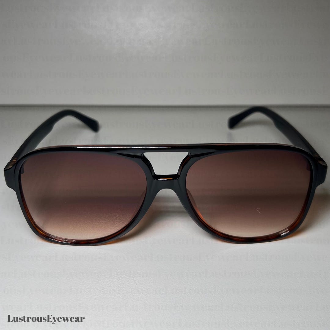 Oversized Aviator Sunglasses: 70s Retro Style - Etsy display picture 1