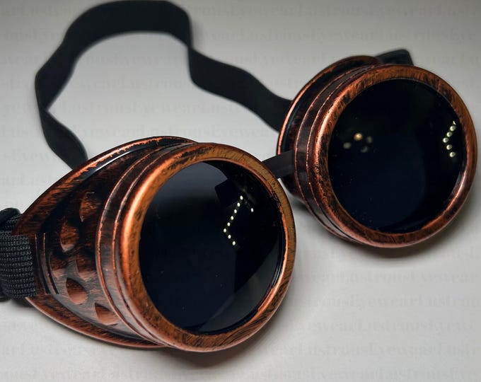 Steampunk Goggles: Vintage Rave Sunglasses, Burning Man, Cosplay