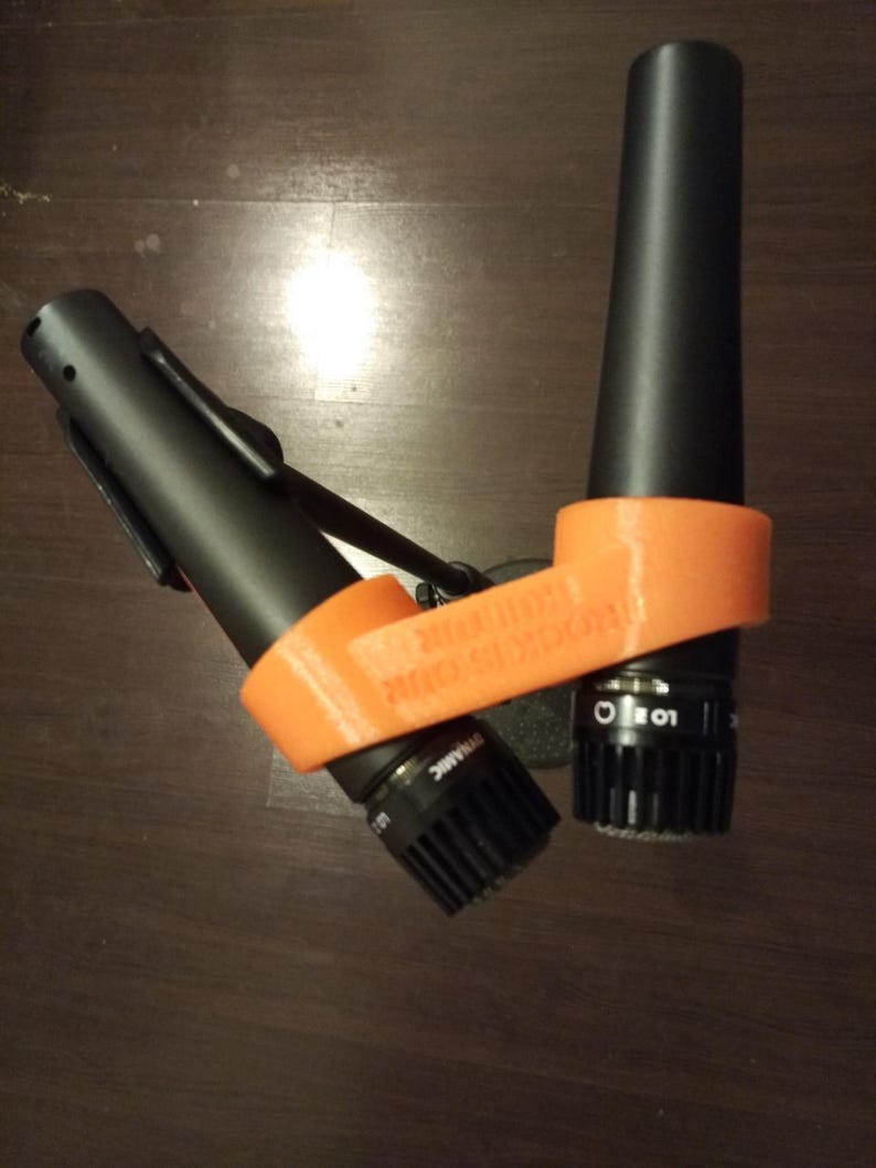 Fredman Shure SM57 Microfoon Microfoon Dubbele Clip 45 graden Houder Voor Studio Live Record afbeelding 2
