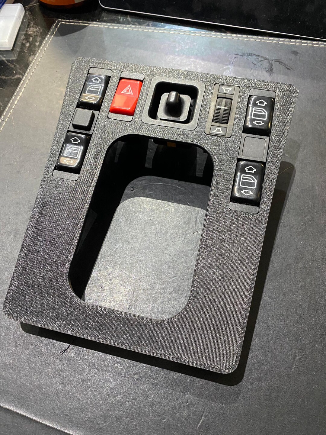 Mercedes Benz W201 190E Shifter Gear Control Top Plate Frame Panel
