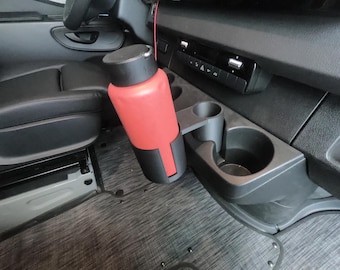 Mercedes Benz Sprinter 2019 - 2025 3gen 907 / 910 Modell Mittelkonsole Dash Tray CUP HOLDER Erweiterung NUR Automatikgetriebe