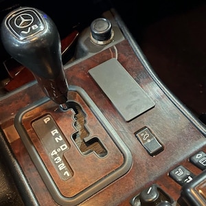 Mercedes W463 G-Klass mittkonsol askkopp uppgradering blank skylt