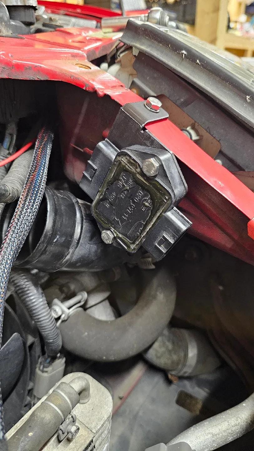 Nissan Z32 300ZX Frame PTU Module Relocation Bracket - Etsy