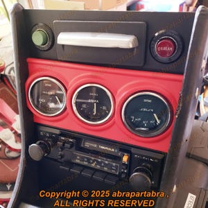 Gauge Cluster Pod 3x 52mm Center Dashboard Bezel Frame BMW 2002 e10 - RHD cars
