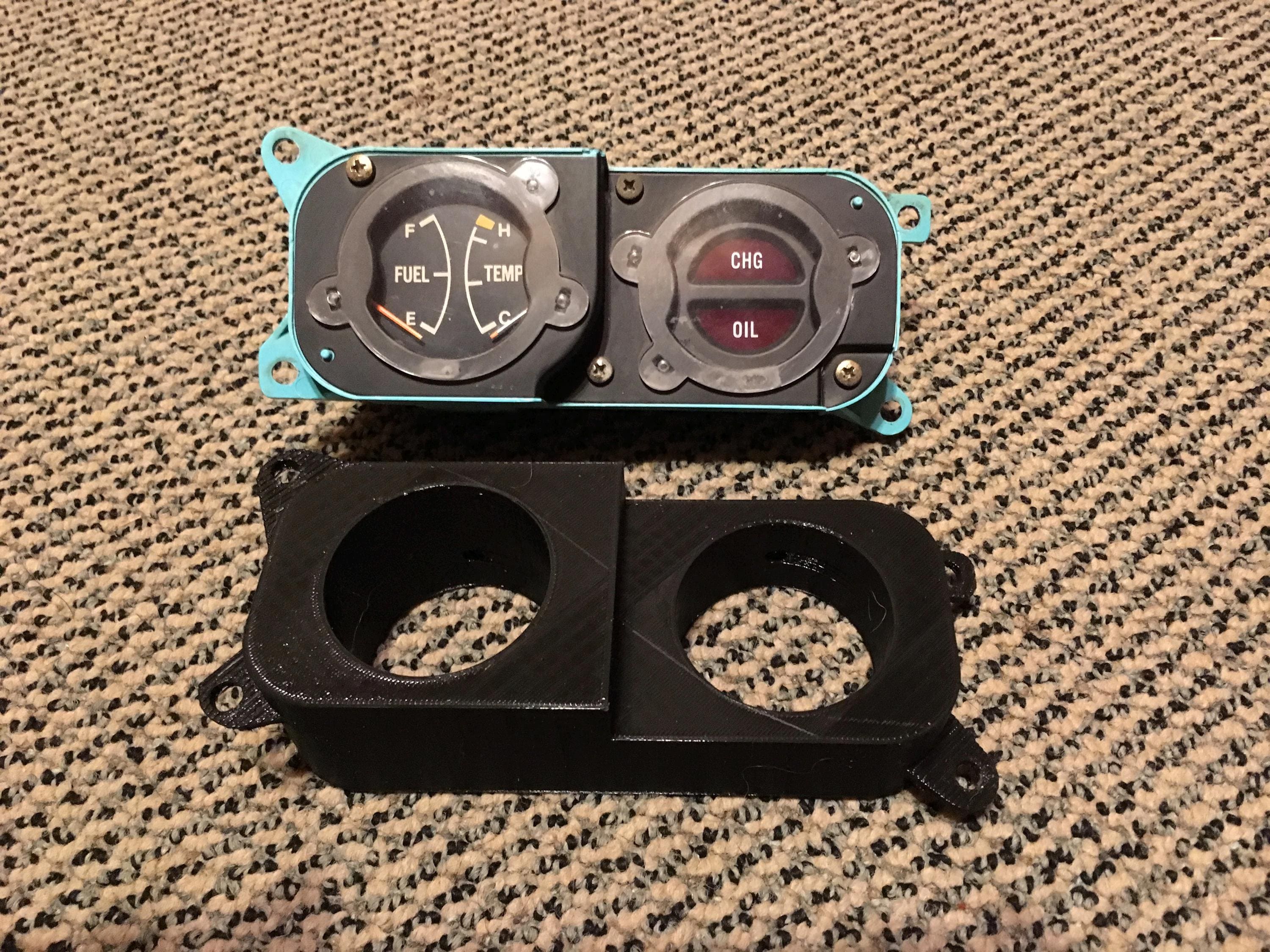 TOYOTA CELICA GT 76 77 RA24 RA29 Series Gauge Cluster 52mm X2 Pod