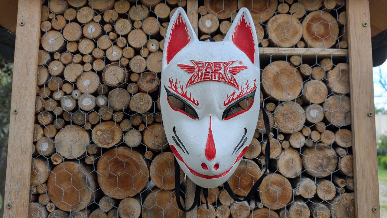 Baby Metal Fox Mask (kitsune) - Etsy