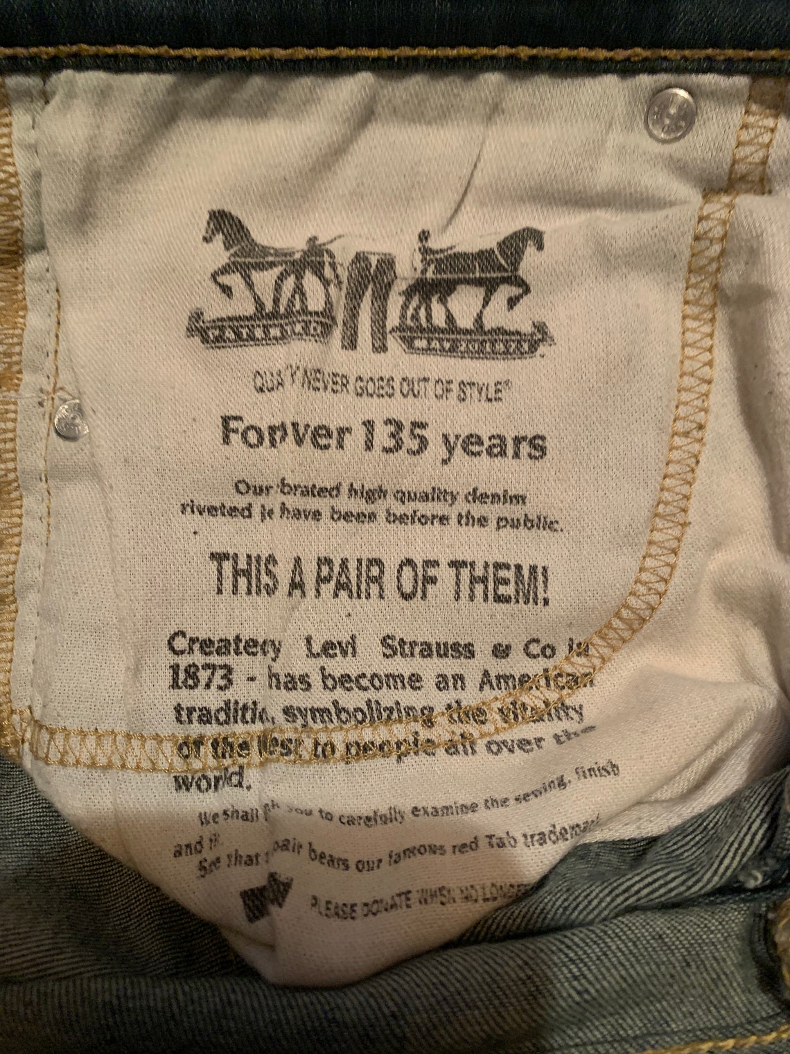 high rise vintage levis