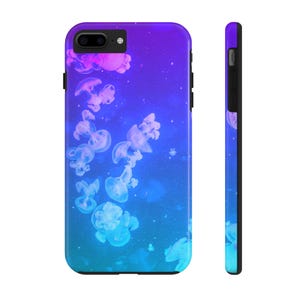 Vibrant Jellyfish Phone Case, Tough Phone Cases, Ocean-Themed Phone Cover, Waterproof Phone Case, Colorful Phone Accessories, Beach Vibes