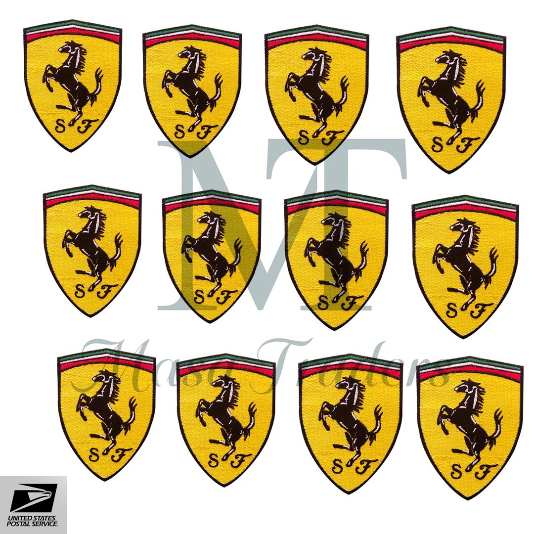 Ferrari Racing Logo Patch (12 Piece) - 4