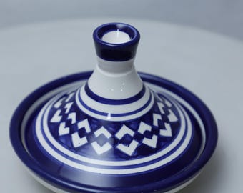 Bol bol en céramique par Asfi - Couleur Bleue - Artisanat Marocain - Modèle Lainun