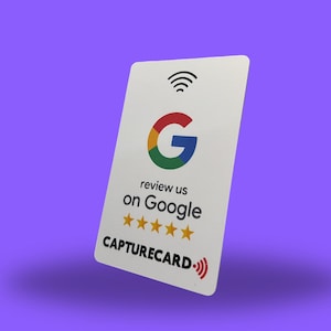 ワンタッチ NFC Google レビュー カード - セットアップは不要です。