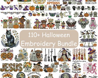Projekt haftu na Halloween, Wesołego Halloween, Haft duchów, Halloween sióstr Sanderson, Haft Boo, Czarownica, Projekt haftu maszynowego