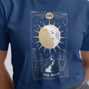 Tarot Karte Shirt Mystisches Shirt Tarot Shirts Damen Tarot Shirt Tarot Karte T Shirt Tarot Tshirt Mond Kind Shirt Okkult Shirt Tarot Kleidung