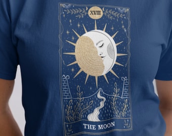 Tarot kaart shirt mystieke shirt tarot shirts vrouwen tarot shirt tarot kaart t shirt tarot tshirt maan kind shirt occult shirt tarot kleding