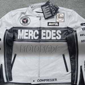 racing jacket mercedes jacket f1 jacket mercedes f1 jacket leather mens racing jacket formula 1 jacket racer jacket vintage racing jacket