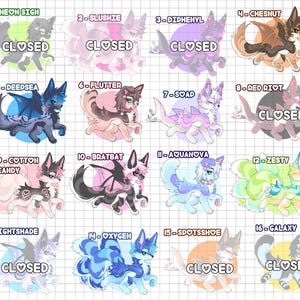 Adorable Chibi Furry Adopt Fursona Adopts Adoptable Adoptables Adoption Adoptions Furries OC Fursona Sona Canine Dog Wolf Fox Kitsune Feral