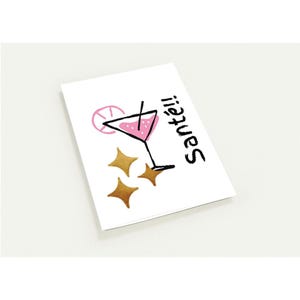 Santé / French Cheers! Pack of 10 Greeting Cards