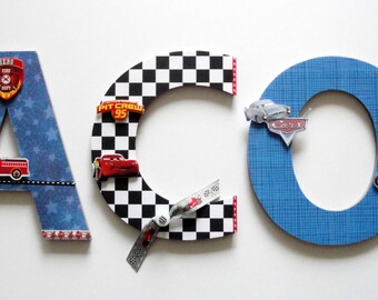 disney cars letters etsy