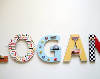 disney cars letters etsy