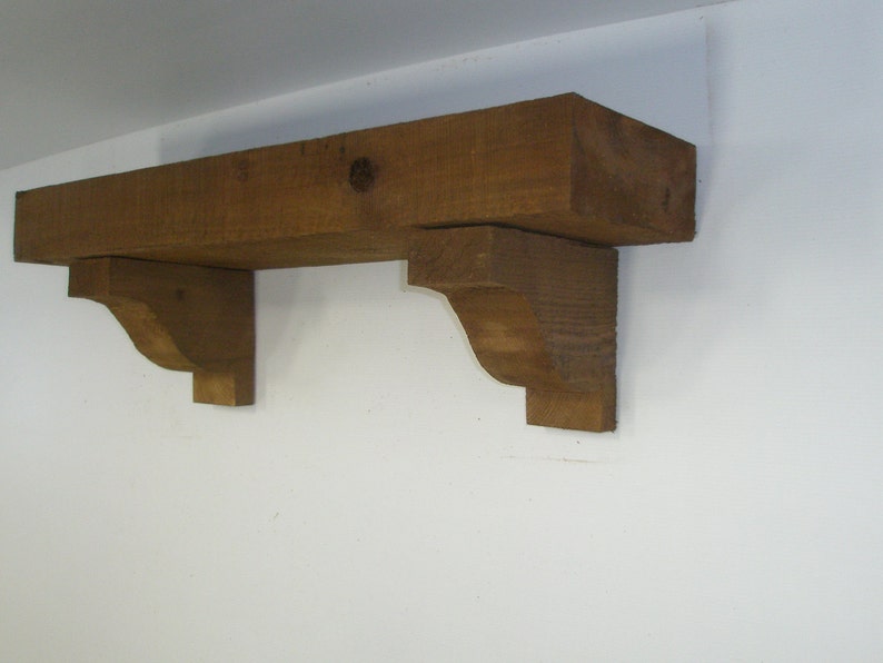 Cedar Shelf Solid Western Red Stained Image 0