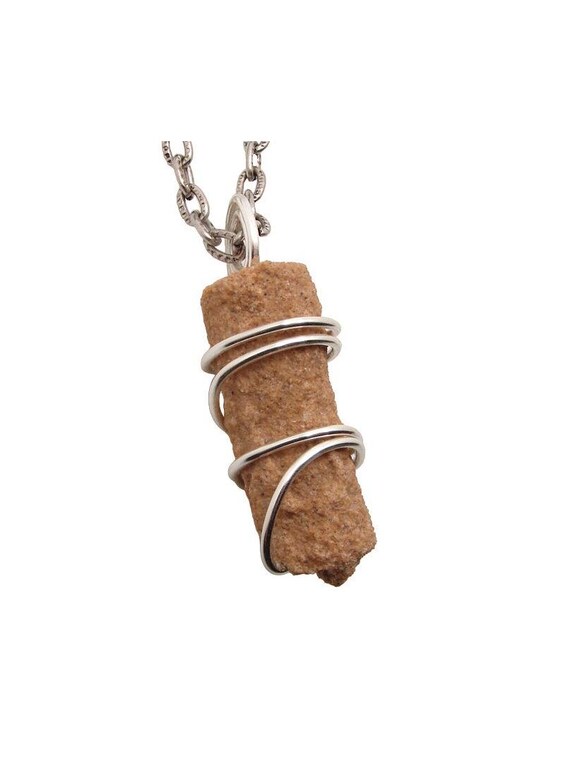 Fulgurite Lightning Sand Pendant Similar to Tektite but Created by Lightning Strike| Pick One Wire Wrapped  #350-354