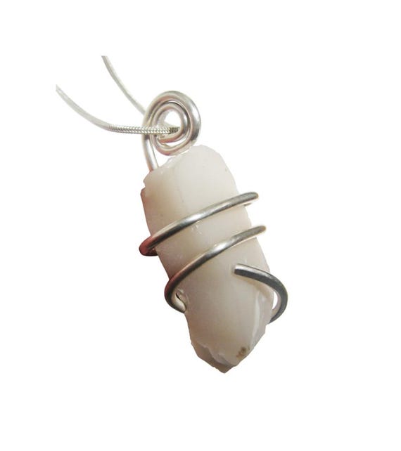 Novaculite Pendant in Sterling Silver Cut Cords - BE FREE AGAIN #550-552