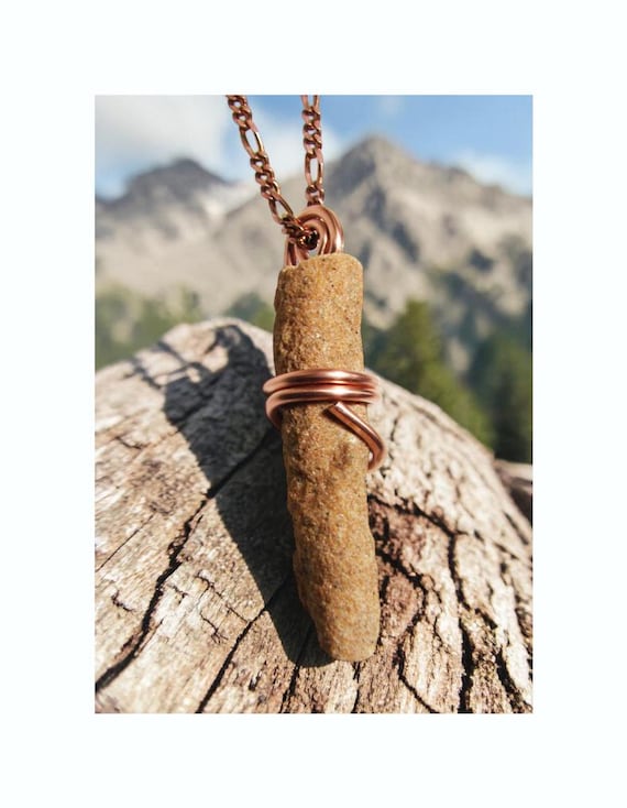 Fulgurite Lightning Sand Pendant Similar to Tektite but Created by Lightning Strike| Pick One Wire Wrapped  #180-182