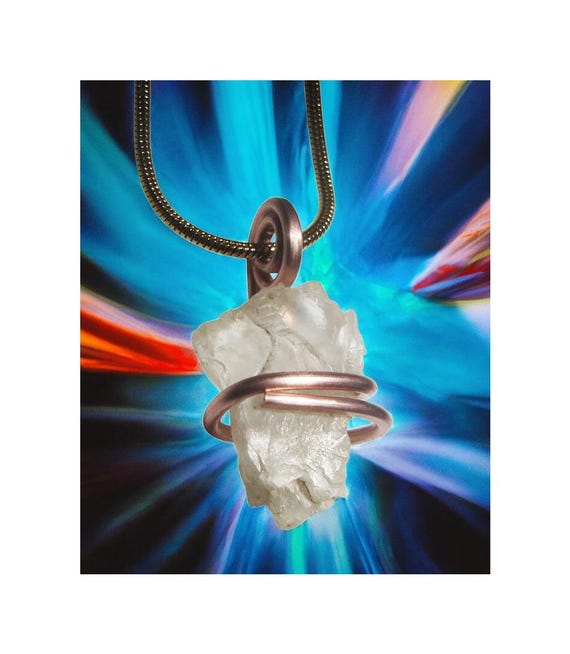 Real Crystals Handmade Petalite Angelic Pendant / Metaphysical Spiritual Raw Gift / Angel Necklace / Chakra Mystical Jewelry Esoteric #53