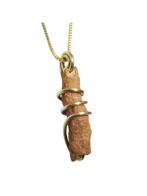 Fulgurite Lightning Sand Pendant Similar to Tektite but Created by Lightning Strike| Pick One Wire Wrapped  #560-564