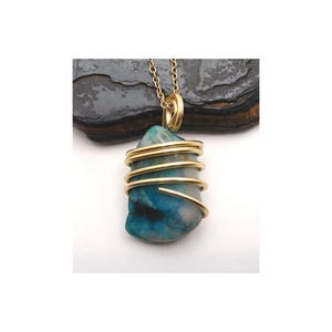 Pendentif ajoite sud-africain en quartz chrysocolle shattuckite bijoux en cristal véritable WOW bijoux de yoga pour femmes hommes Synergy Sedona 4