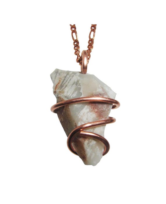 Novaculite Pendant in Copper Cut Cords - BE FREE AGAIN #560-563